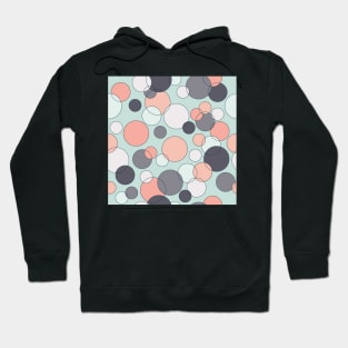 Spots and Dots Pink and Blue Hoodie